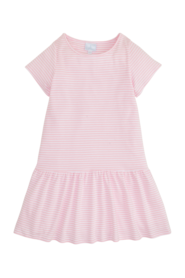 Chanel T Shirt Dress Light Pink Stripe