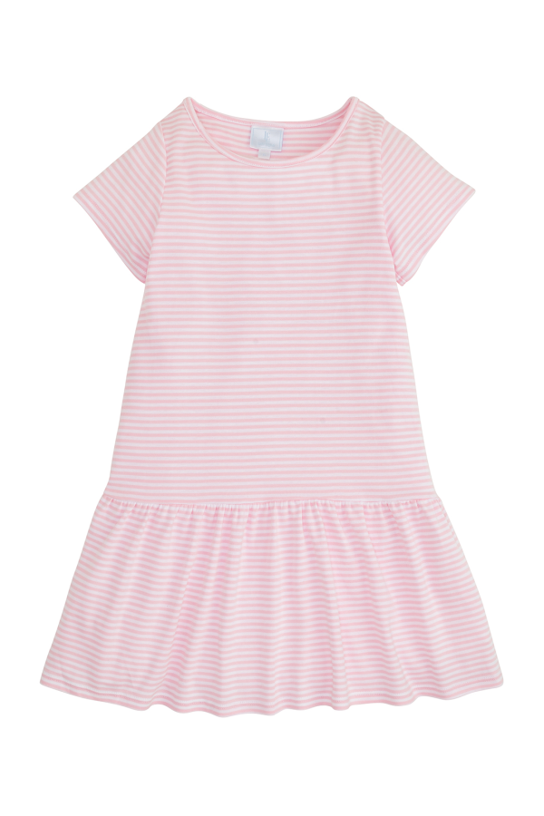 Chanel T-Shirt Dress Light Pink Stripe