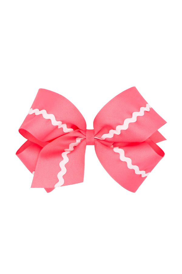 Ric Rac Adorned Grosgrain Bow - King