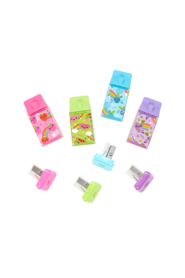 Lil' Juicy Box Scented Eraser and Pencil Sharpener