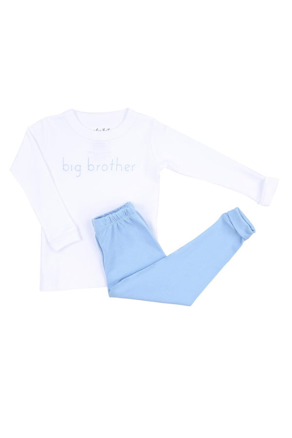 Big Brother Embroidered Pajama Set