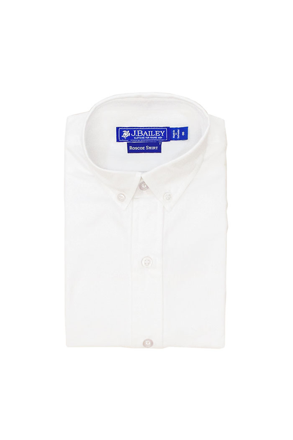 Roscoe Button Down Shirt- White
