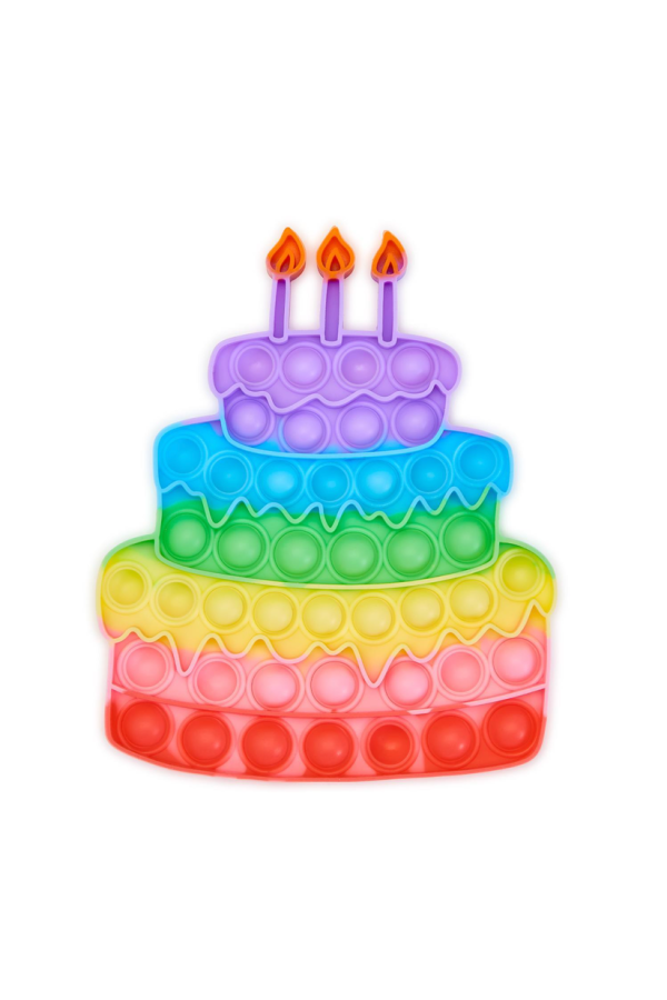 Pastel Rainbow Cake Popper