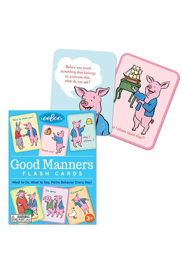 Good Manners Flash Cards