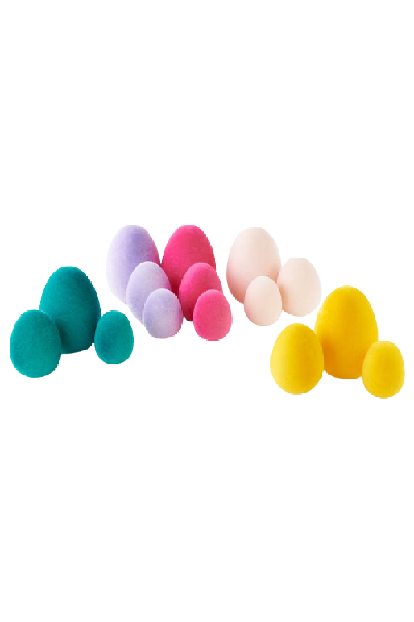 Flocked Eggs