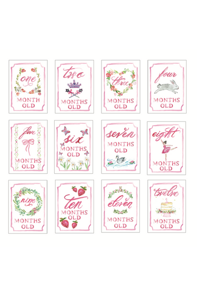 Month by Month Baby Cards