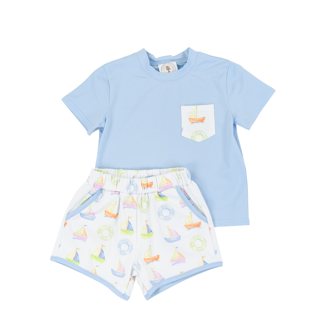 Sweet Sails Boy Short Set