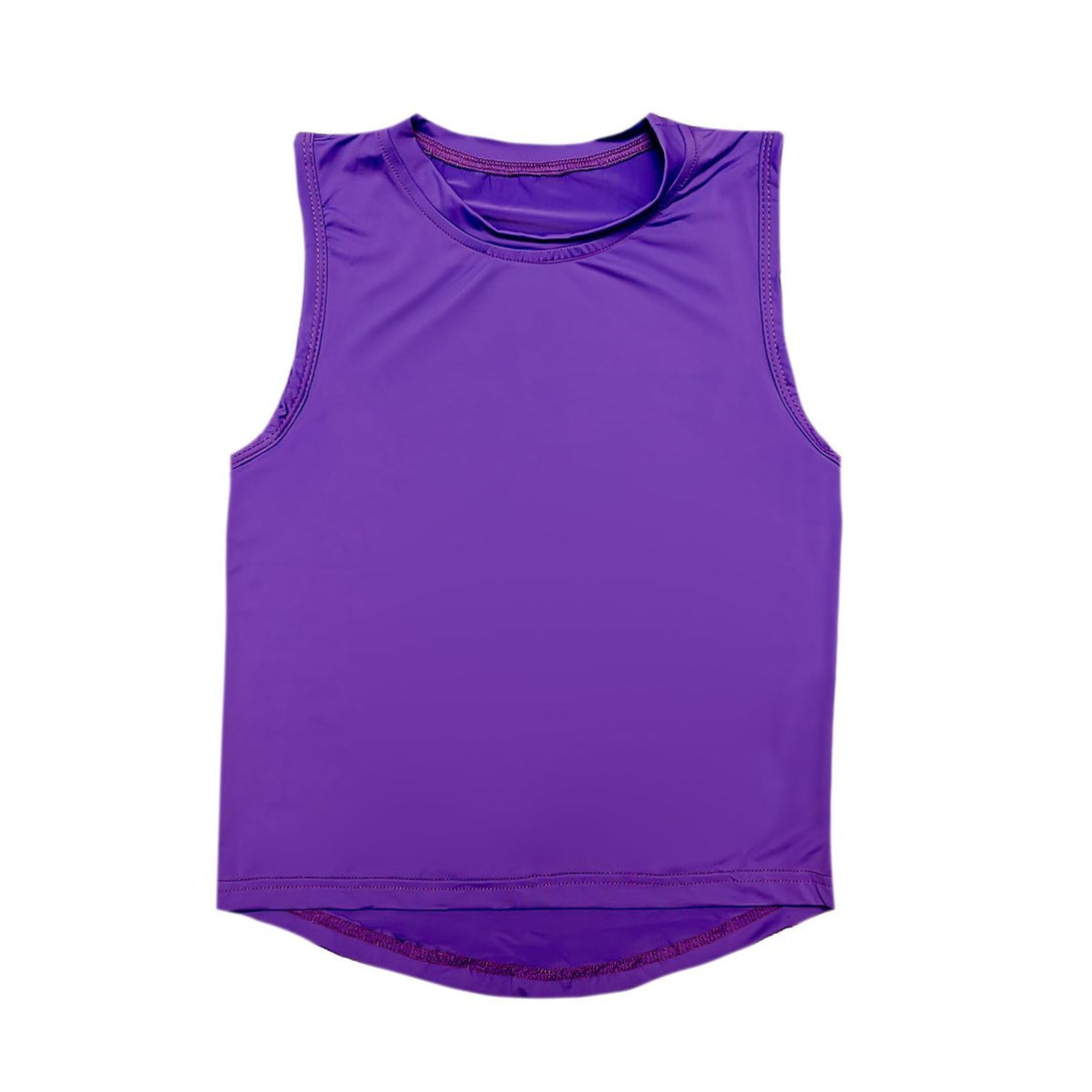 High Low Tank Purple