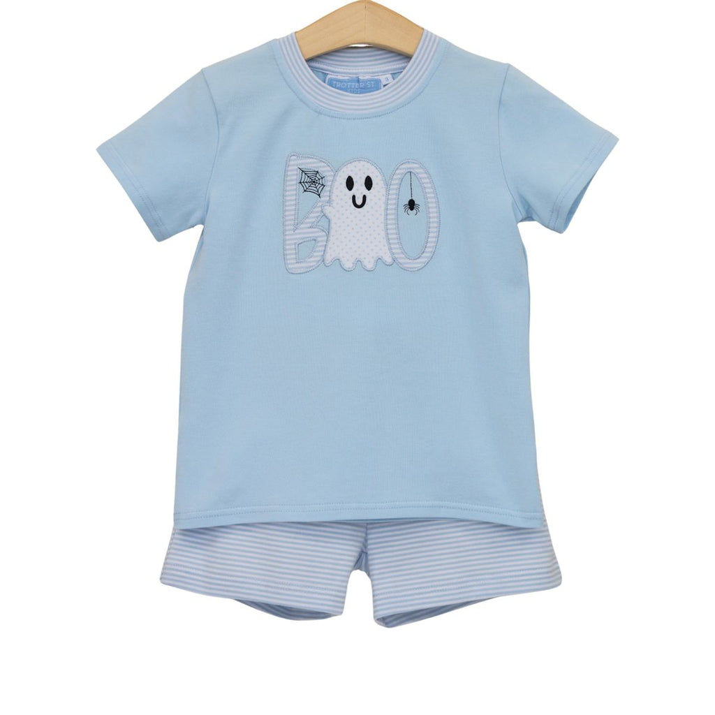 Boo Short Set - Blue PRE-ORDER