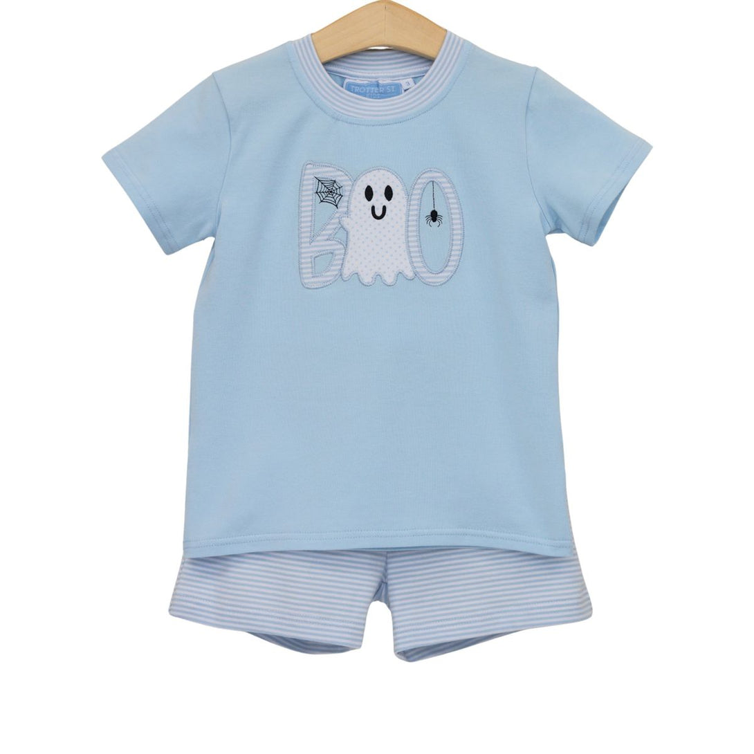 Boo Short Set - Blue PRE-ORDER