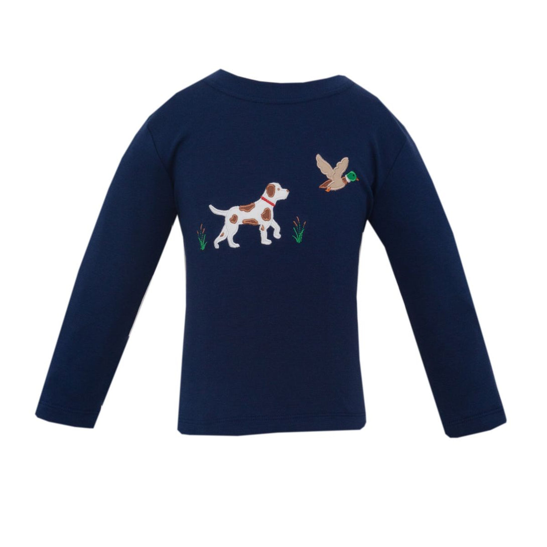 Hunting Dog Navy Blue Long Sleeve T-Shirt PRE-ORDER