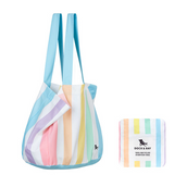 Foldaway Tote Bag in Unicorn Waves