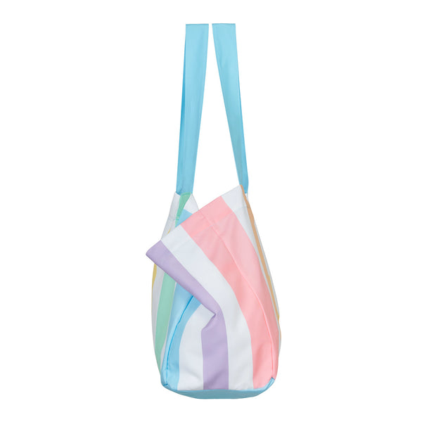 Foldaway Tote Bag in Unicorn Waves