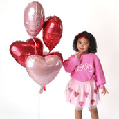 Sequin Heart Valentine's Day Tutu