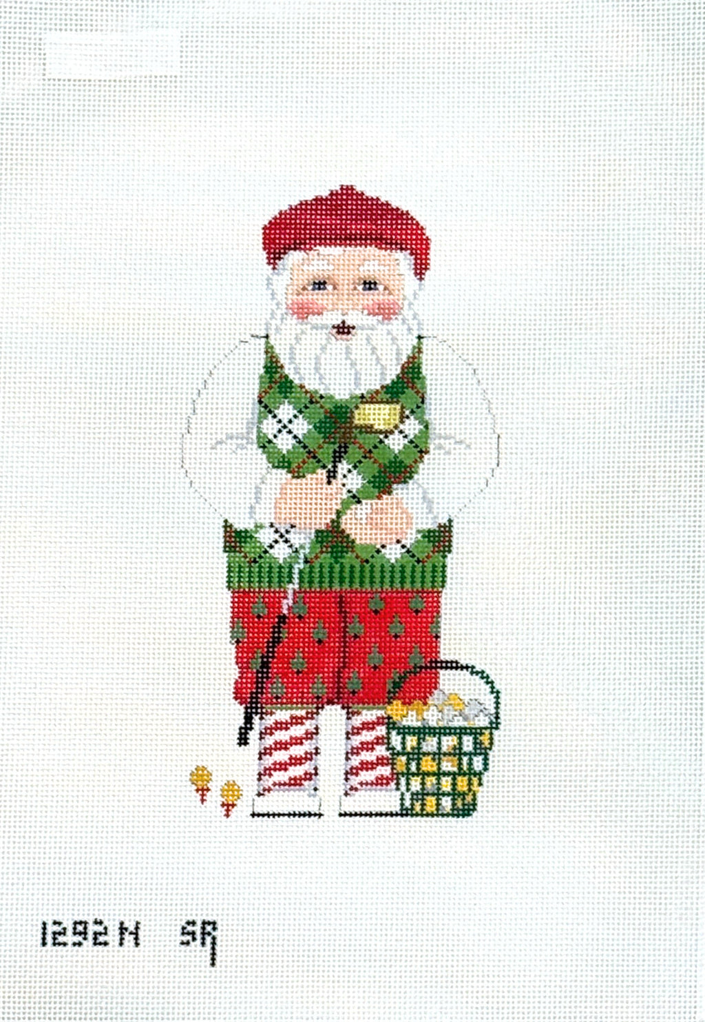 Santa Golfing