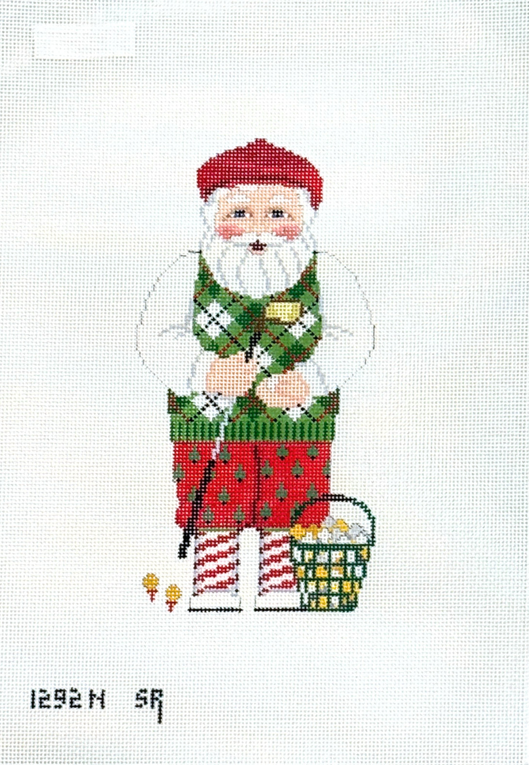 Santa Golfing