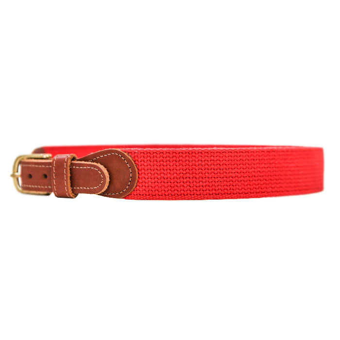 Buddy Belt in Red Canvas