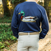 Performance Logo Tee Wood Duck Navy