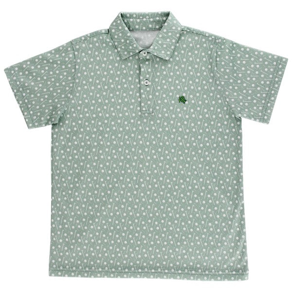 Short Sleeve Performance Polo in Golf on Green PRE-ORDER