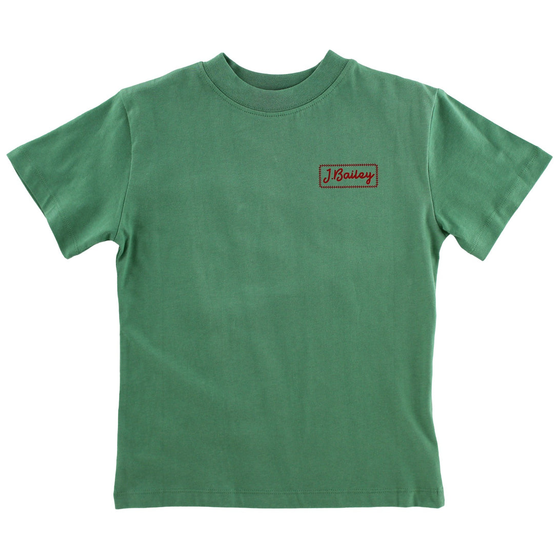 Logo Tee in Baseball on Sage PRE-ORDER