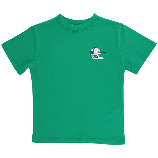 Logo Tee in Golf on Kelly Green