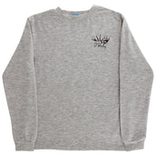 Long Sleeve Logo Tee - Deer on Oatmeal
