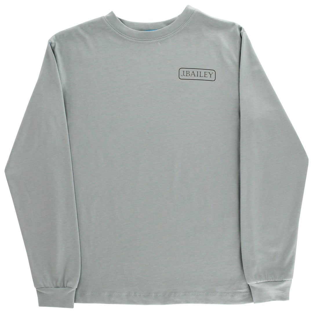 Long Sleeve Logo Tee - Turkey on Sage