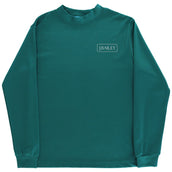 Long Sleeve Performance Logo Tee - Ducks on Teal