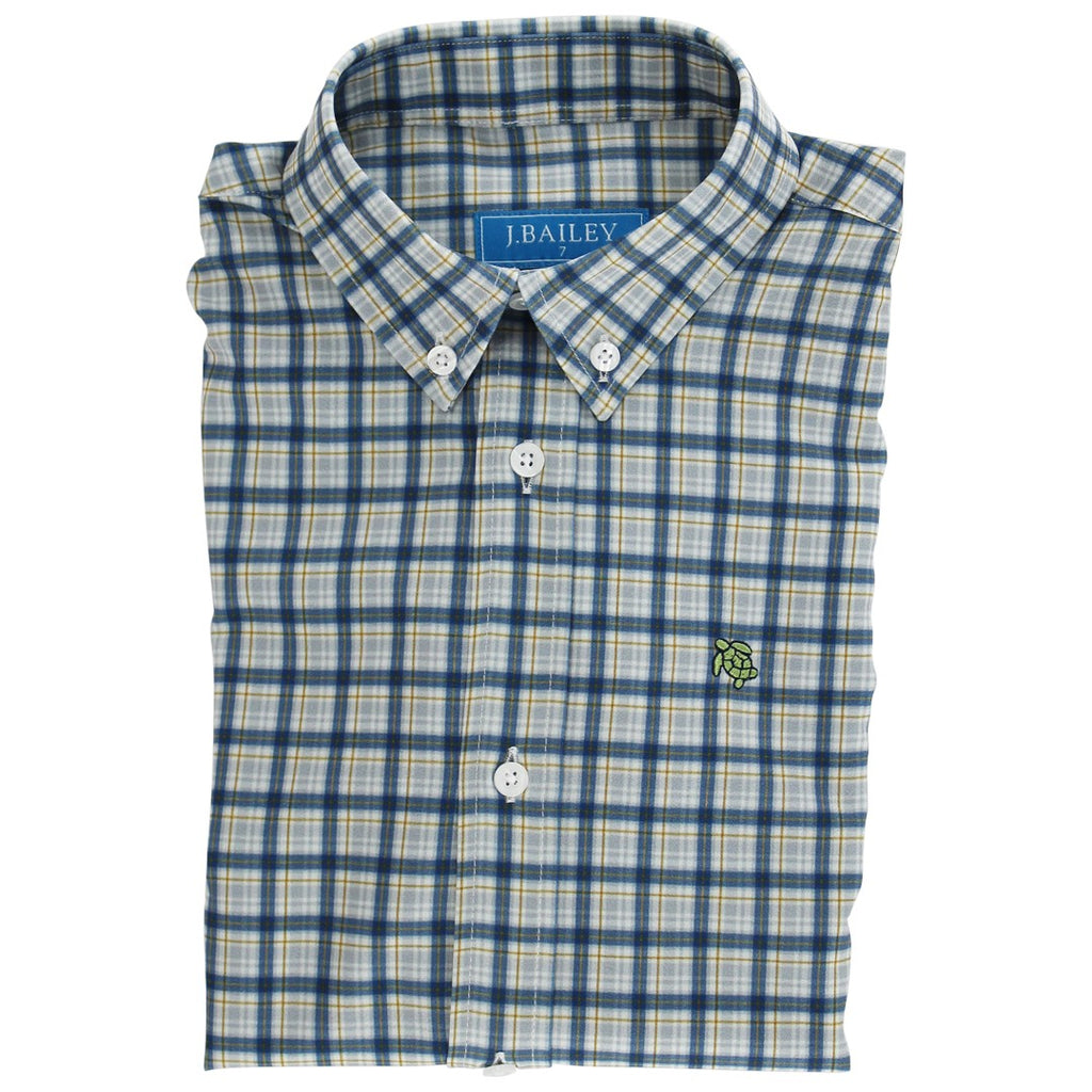 Roscoe Performance Button-Down in Stone