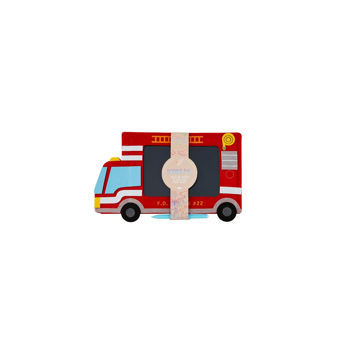 Fire Truck Felt Doodle Pad