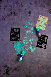 Black Glow-in-the-Dark Sidewalk Chalk