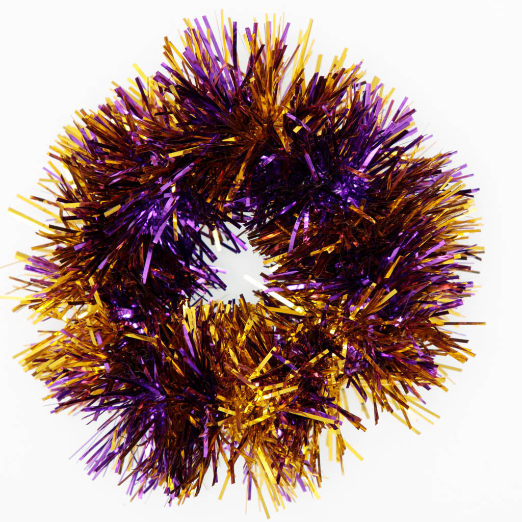 Tinsel Scrunchie in Purple & Gold PRE-ORDER