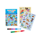 Mini Traveller Coloring + Activity Kit - Super Kids & Pets