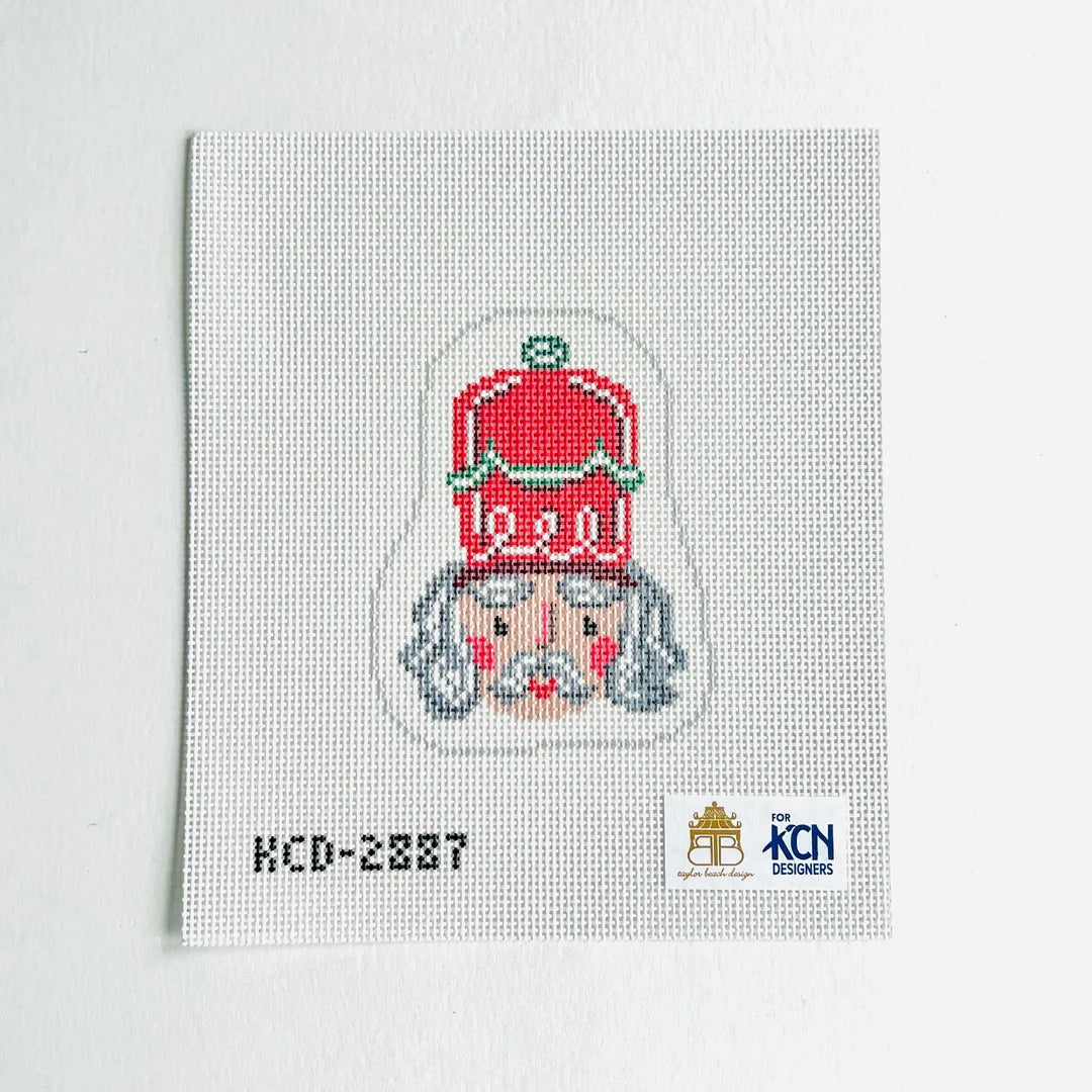 Red Nutcracker Face Printed Canvas