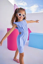 Cutout Dress in Hydrangea