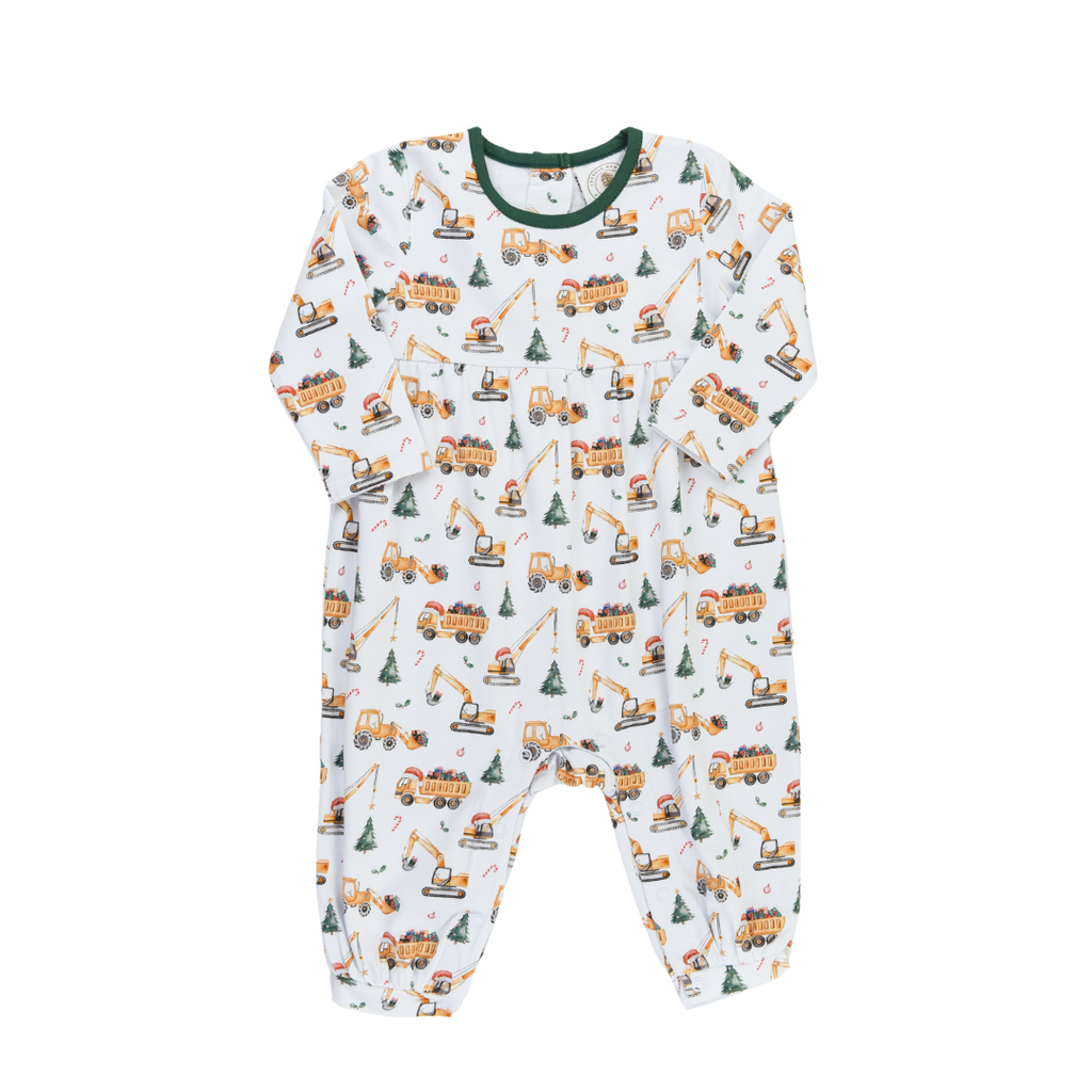 Christmas Construction Boys Parker Playsuit PRE-ORDER