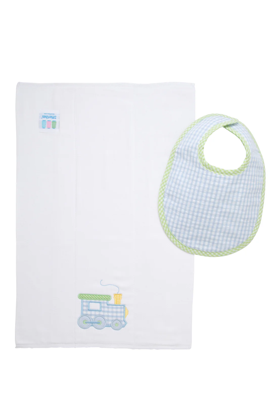 Train Basic Bib and Burp Box Set