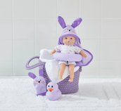 Splash and Play Cuties 8" Doll Lavender