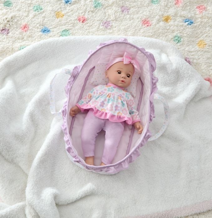 Sweet Smiles 14-inch 14" Baby Doll with Slumber Carrier