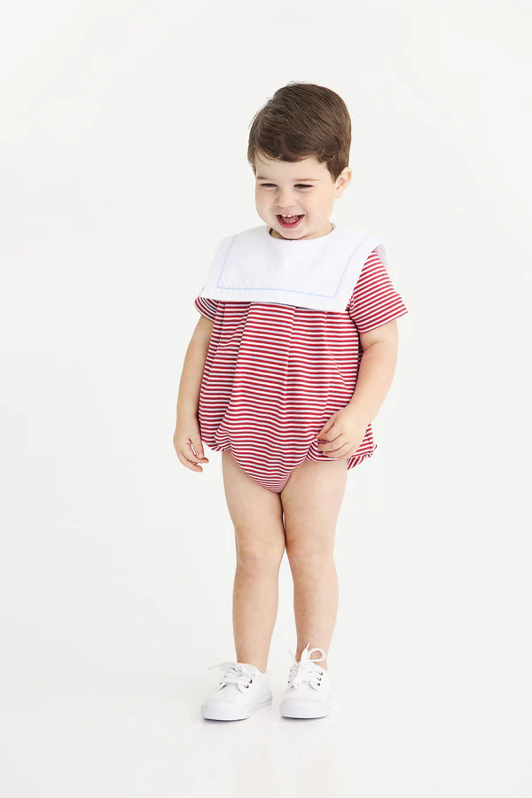 Towne's Top Sail Bubble Richmond Red, Beale St. Blue & Worth Ave. White Stripe