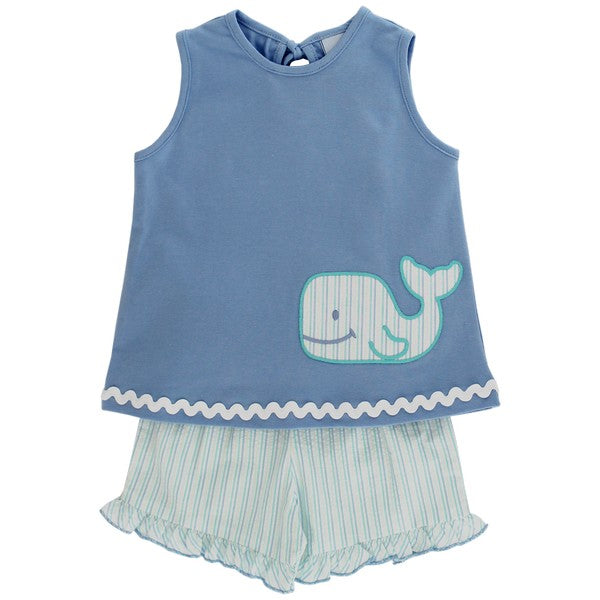 Wally Whale Girl Short Set PRE-ORDER