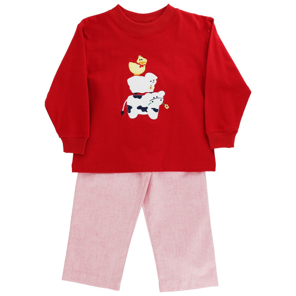 Barnyard Buddies Boys Pant Set