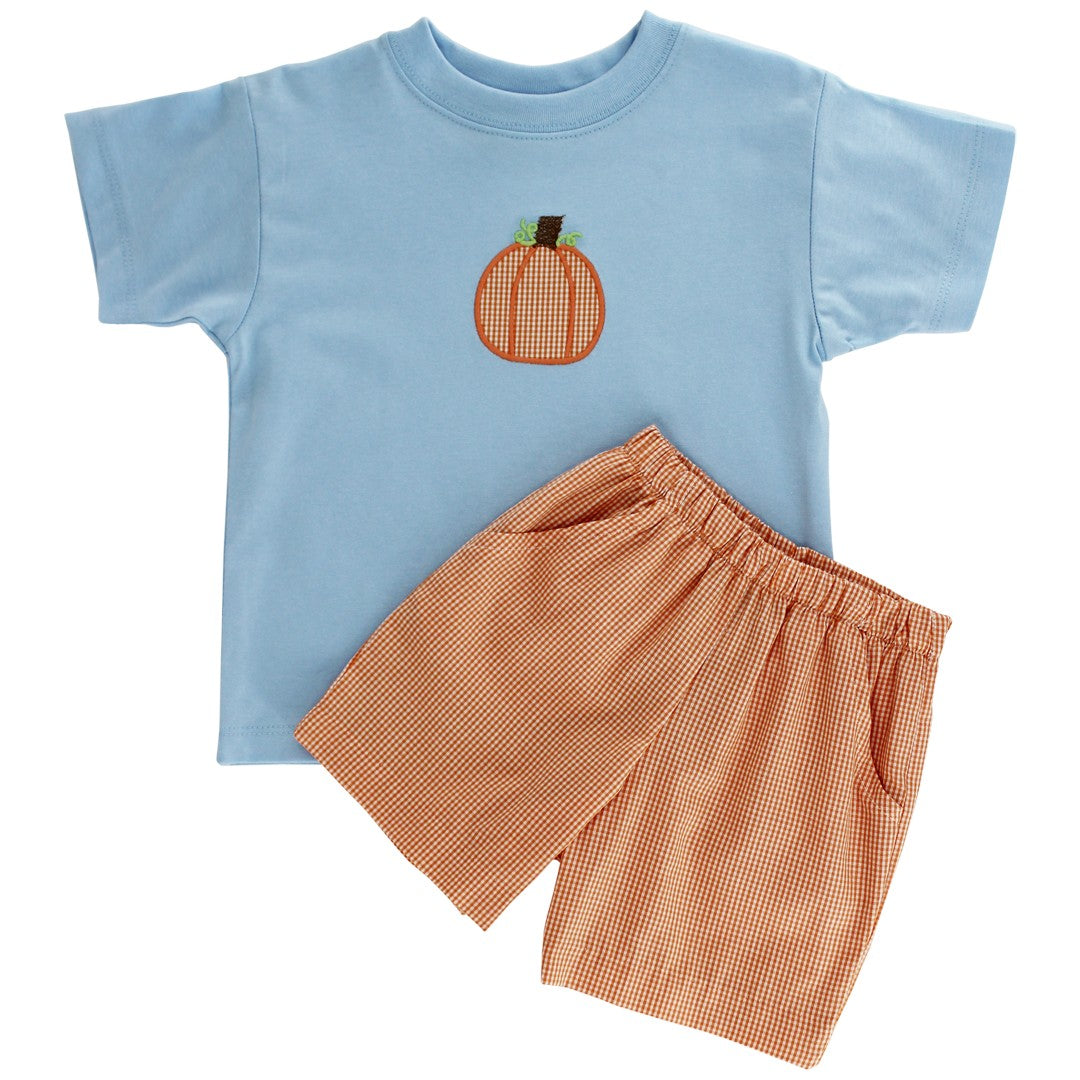 Little Pumpkin Boys Short Set