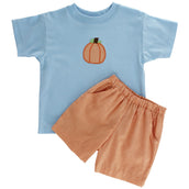 Little Pumpkin Boys Short Set