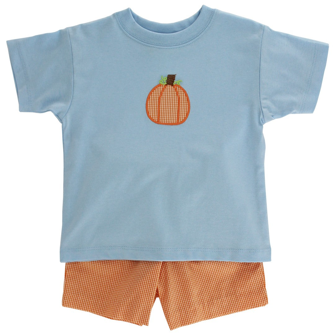 Little Pumpkin Boys Short Set