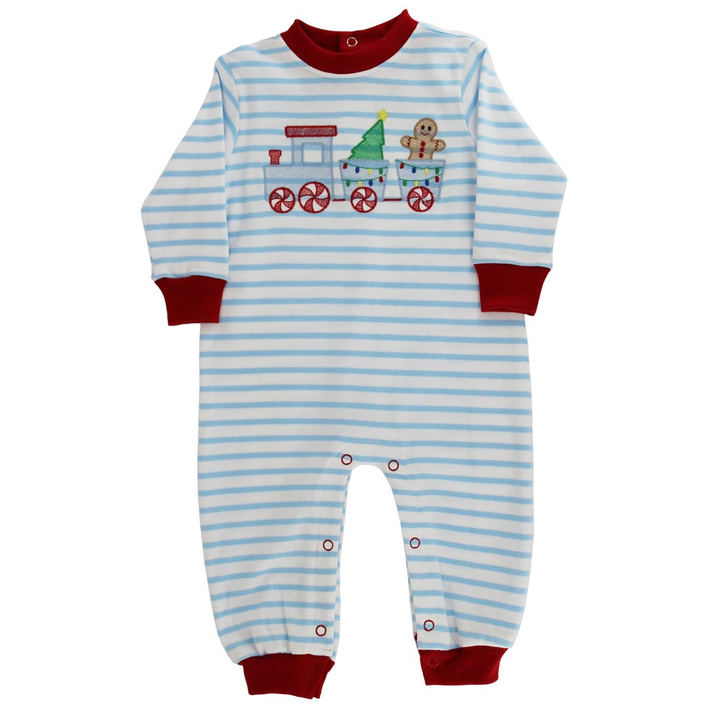 Gingerbread Express Knit Romper PRE-ORDER