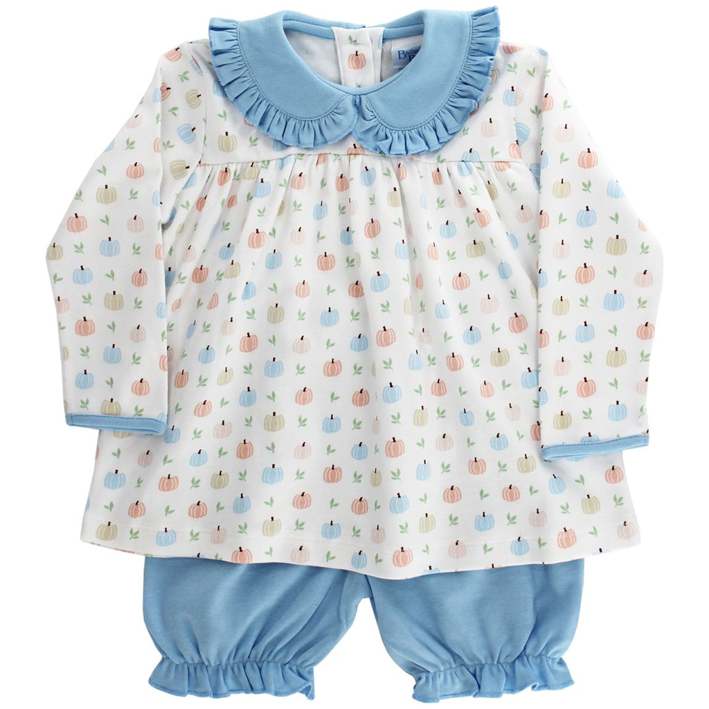 Pumpkin Print Girl Bloomer Set PRE-ORDER