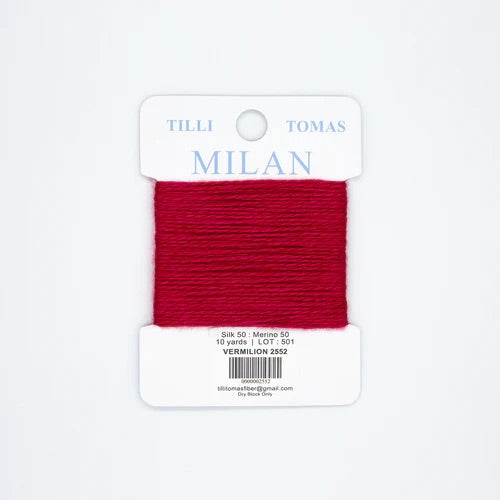 Milan Cards - 2552 Vermillion