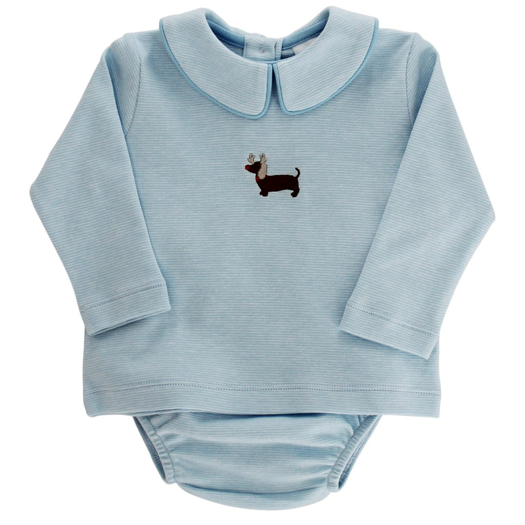 Reindeer Doxie Boy Diaper Set PRE-ORDER