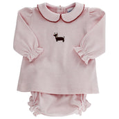 Reindeer Doxie Girl Diaper Set PRE-ORDER